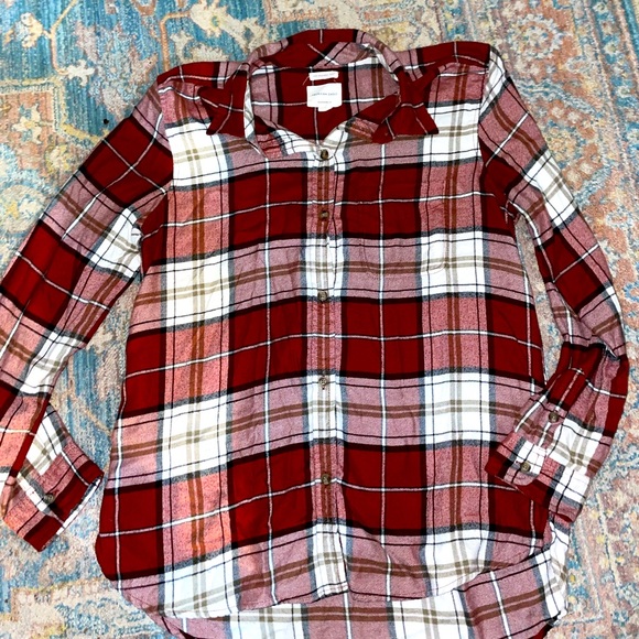 American Eagle Boyfriend Fit Flannel - Picture 1 of 3